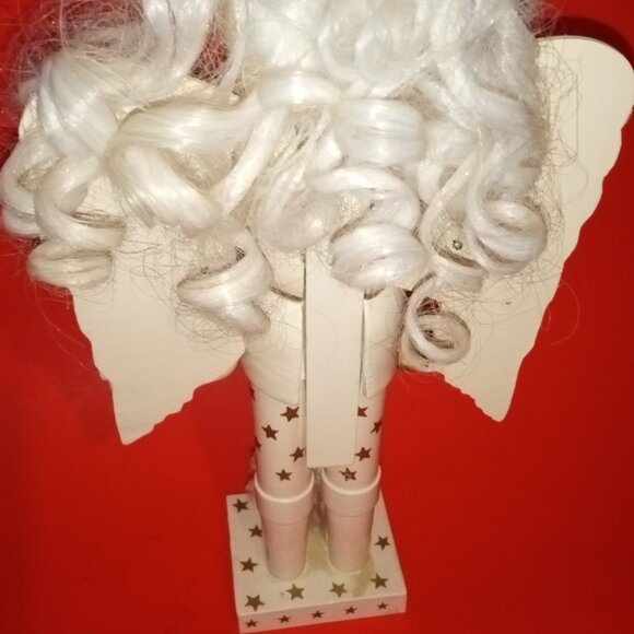 RARE CHRISTMAS VINTAGE 12" INCH ANGEL NUTCRACKER BY THE BOMBAY COMPANY - Picture 8 of 9